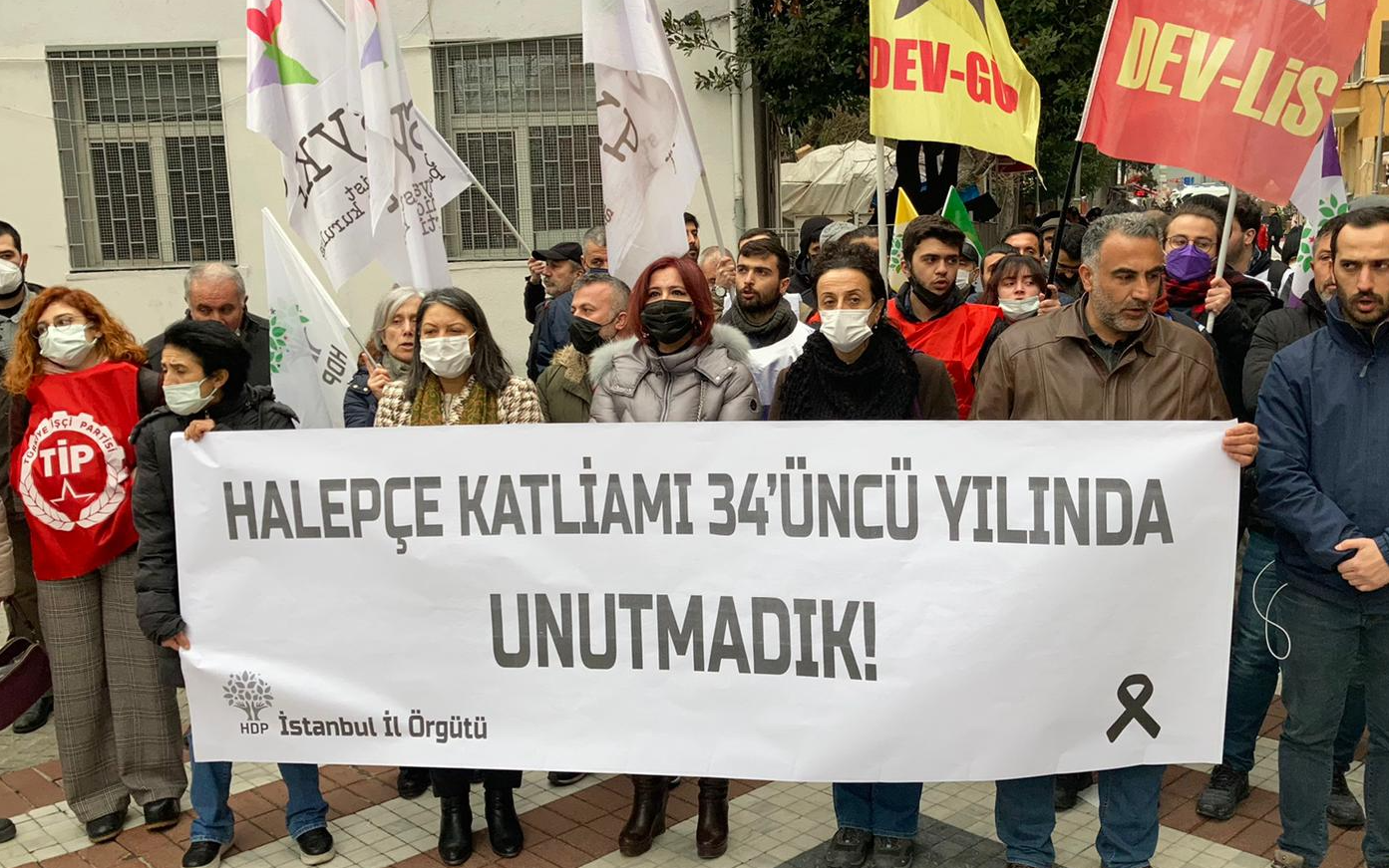 HPD'den Halepçe ve Beyazıt Katliamı için eylem