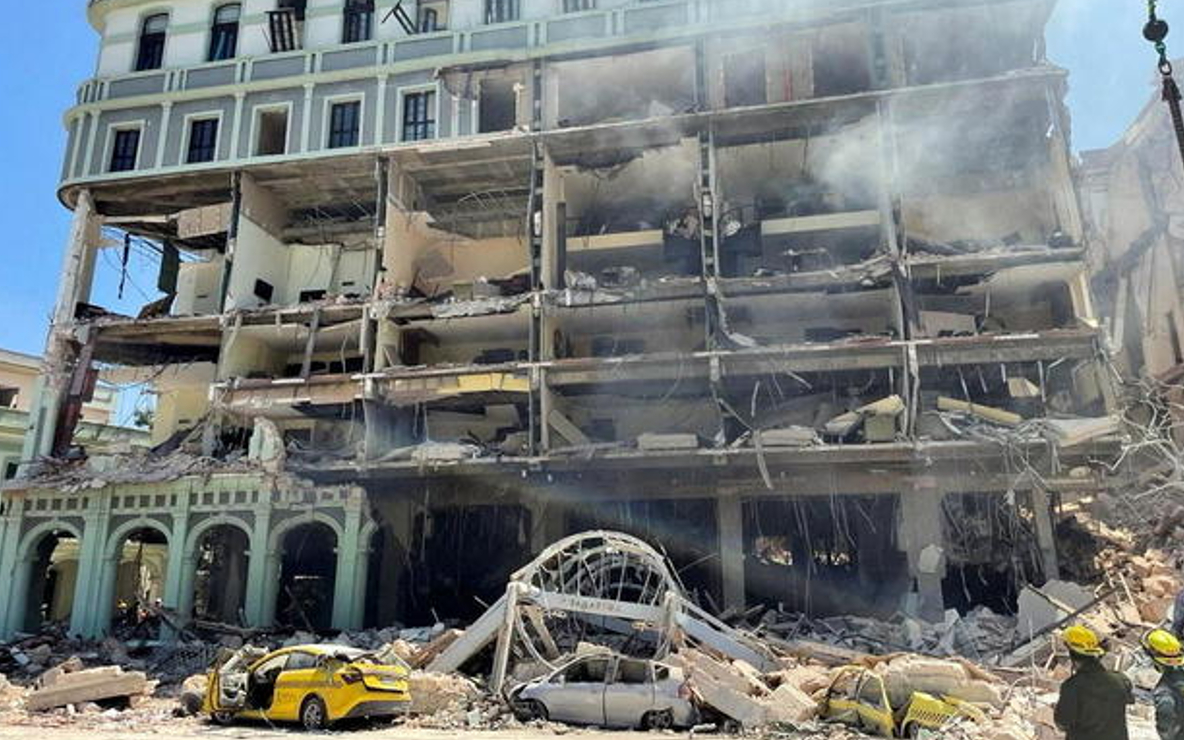 Otelde yaşanan patlamada 22 kişi öldü