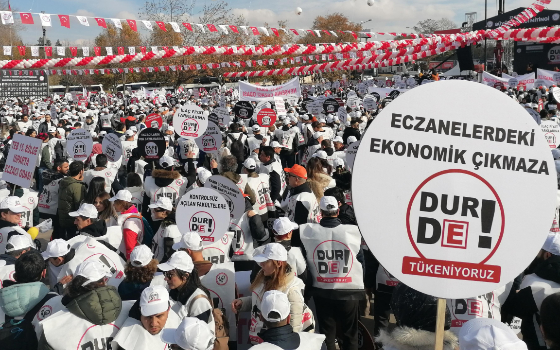 Eczacılar Ankara'da buluştu: ‘Halk sağlığını korumak için buradayız’