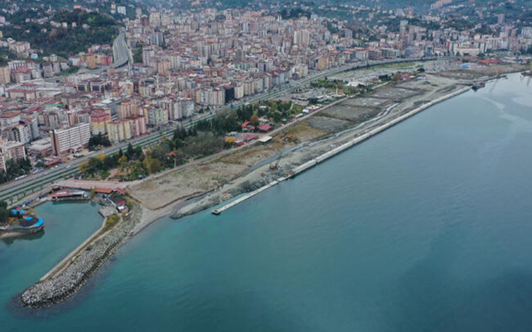 Rize'de millet bahçesi için deniz doldurulacak