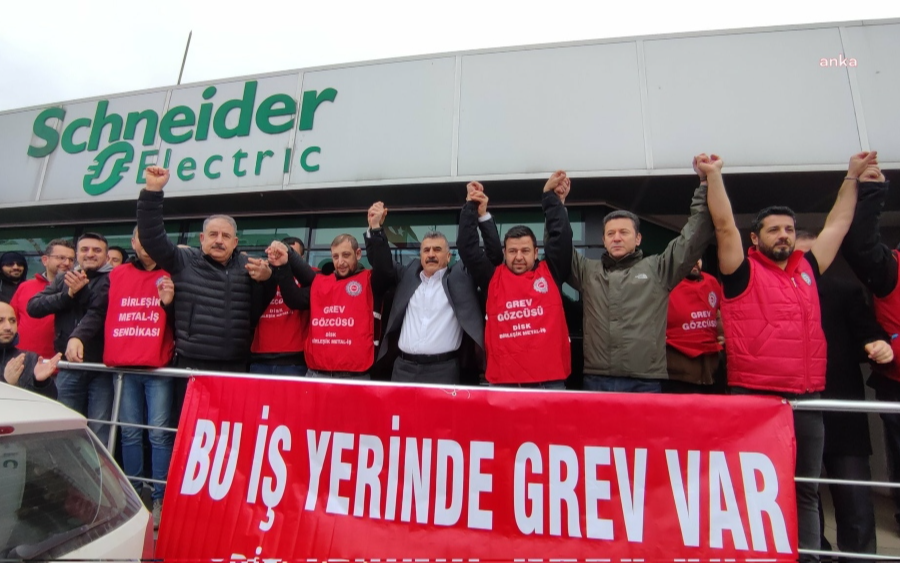 Erdoğan, Schneider Enerji işçilerinin grevini erteledi