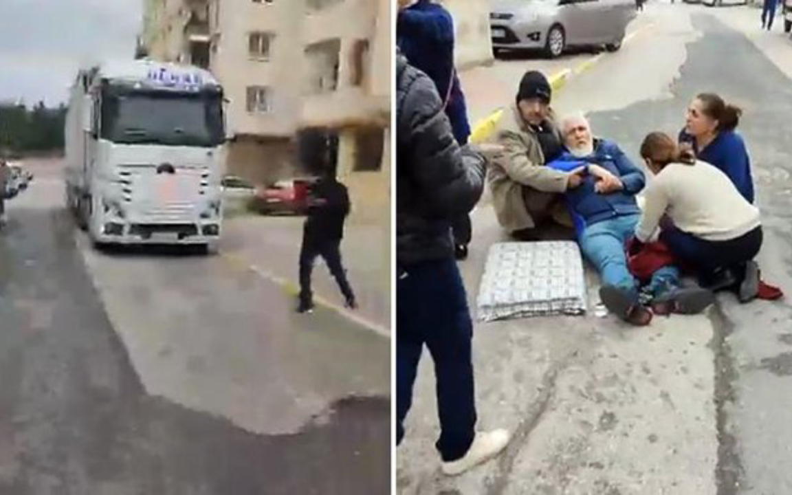 Alevi yurttaşların yardım tırına silahlı saldırı