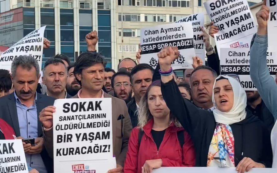 Emek ve Özgürlük İttifakı’ndan ‘Cihan Aymaz’ eylemi