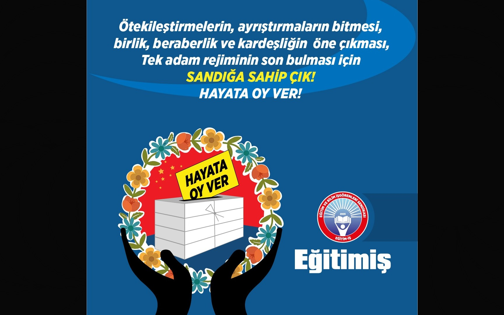 Eğitim-İş: Sandık seferberliği başlatıyoruz
