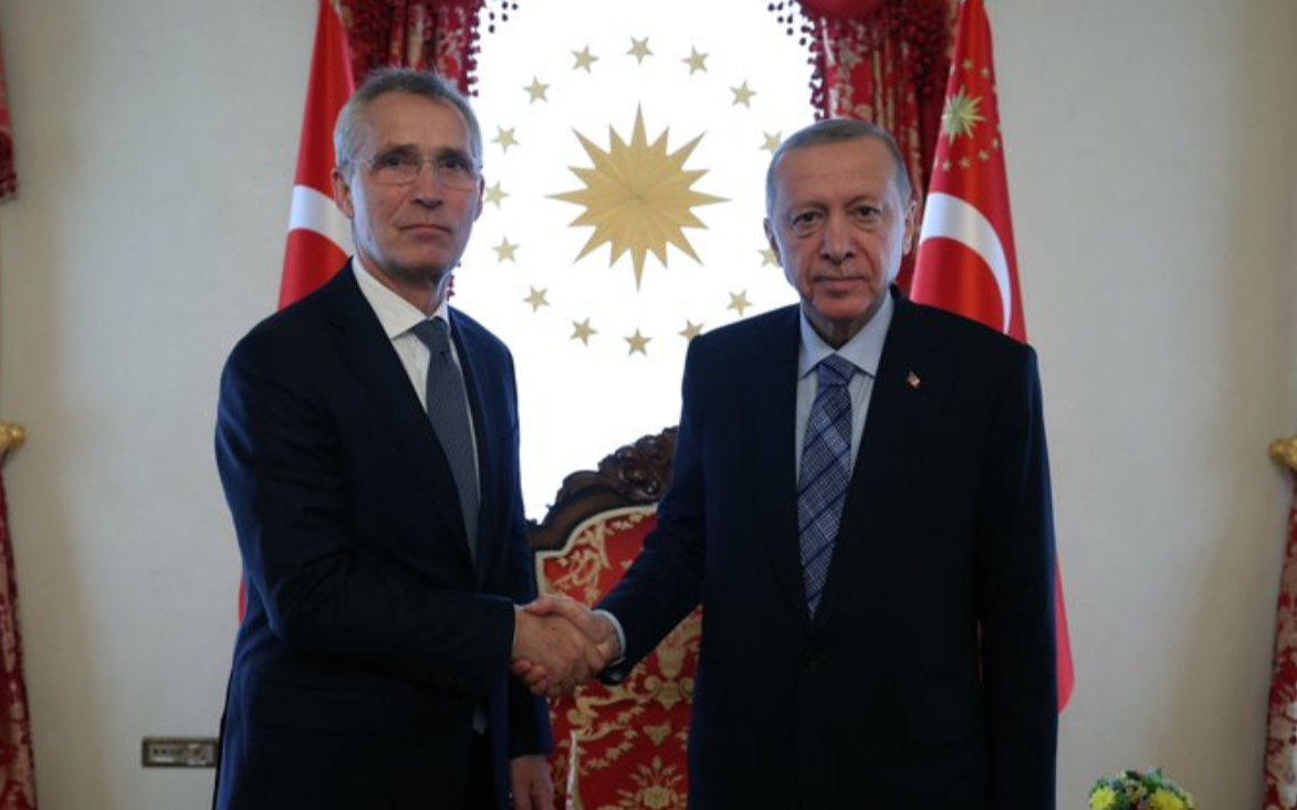 Erdoğan, Stoltenberg ile görüştü