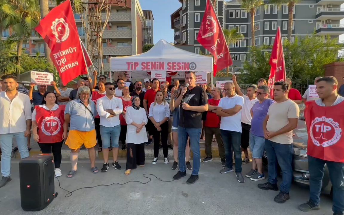 Haklarını alamayan Mediterranean Breeze Hotel çalışanlarının direnişi büyüyor
