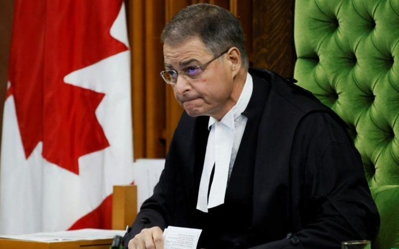 Kanada Avam Kamarası başkanı istifa etti