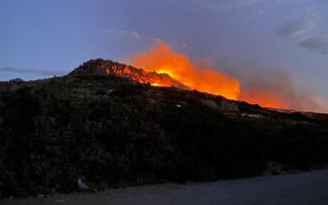 Bodrum'da 60 dönüm otluk ve makilik yandı