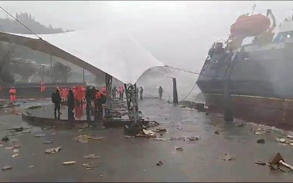 Zonguldak’ta şiddetli fırtına: Cezaevi boşaltıldı