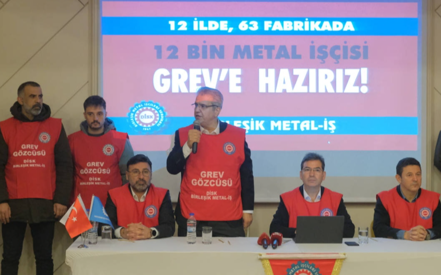 Birleşik Metal-İş 19 Ocak’ta greve çıkıyor