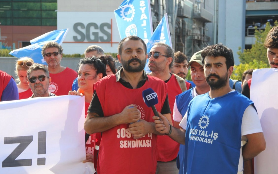 Sosyal-İş'ten eylem: 'Sendikamız hukuksuz davranmakla itham edilemez'