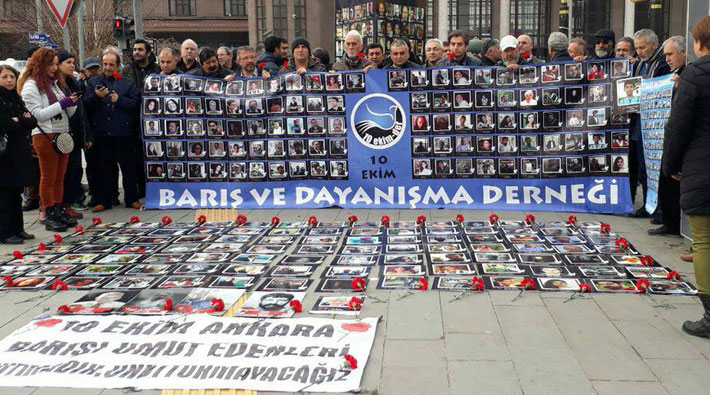 10 Ekim Ankara Katliamı’nda yaşamını yitirenler anıldı