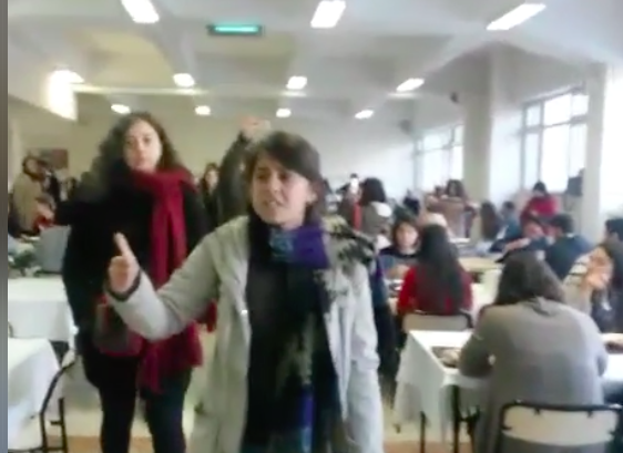 Hacettepe Üniversitesi öğrencileri ÖGB engeli ve faşist saldırıya rağmen 10 Aralık anması yaptı