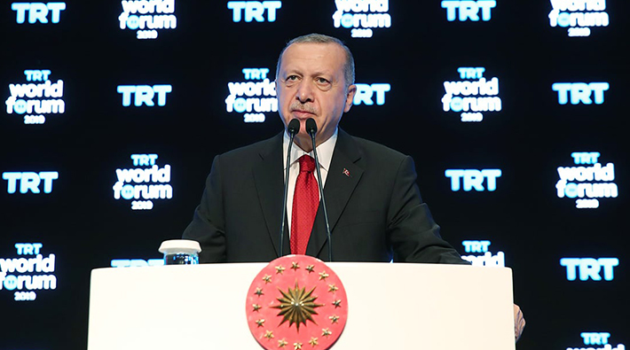 Erdoğan: Forumu protesto edenler teröre destek veriyor