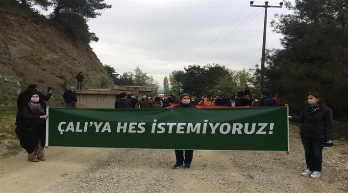 Salgın döneminde de doğa tahribatına devam: Bursa'da halkın itirazlarına rağmen HES inşaatı devam ediyor!