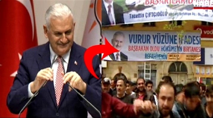 ‘Vurur yüze ifadesi Başbakan oldu birtanesi’