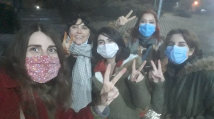 Gülistan Doku eyleminde gözaltına alınan 18 kadın serbest bırakıldı