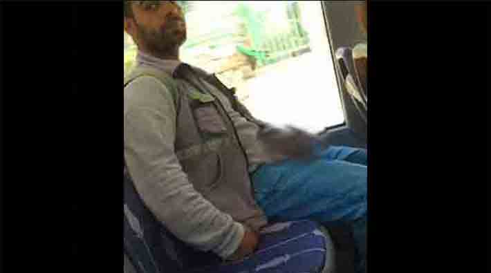 İzmit'te bir kadın otobüste tacizde bulunan tacizciyi teşhir etti