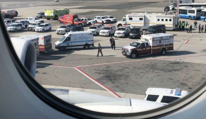 ABD'de yolcu uçağı karantinaya alındı