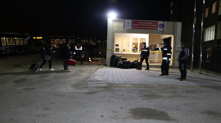 ABD'den Türkiye'ye gelen 241 kişi Kastamonu'daki yurtta karantinaya alındı