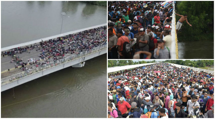 ABD'ye göç dalgası: Binlerce insan 3 gündür yollarda