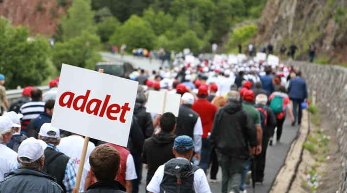 Adalet yürüyüşünün 12 gününde Kılıçdaroğlu: Kararı yürütme belirliyor, yargı dillendiriyor