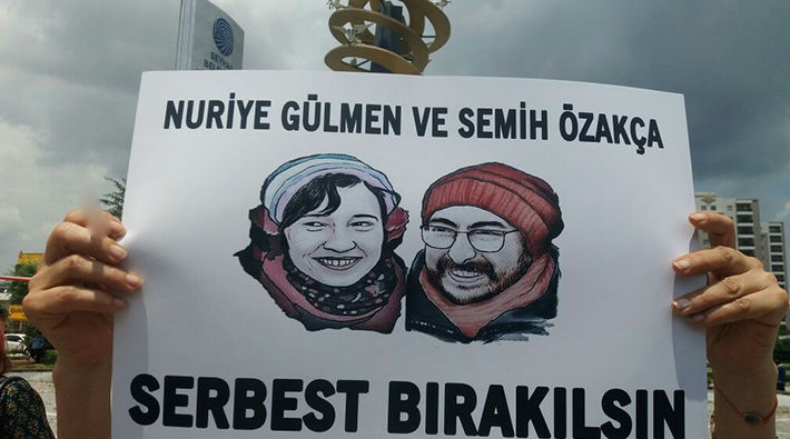 Adana'da basın açıklaması: Nuriye Gülmen ve Semih Özakça derhal serbest bırakılmalıdır