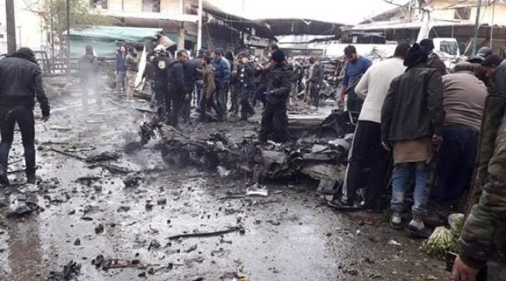 Afrin'in merkezinde patlama: Ölü ve yaralılar var