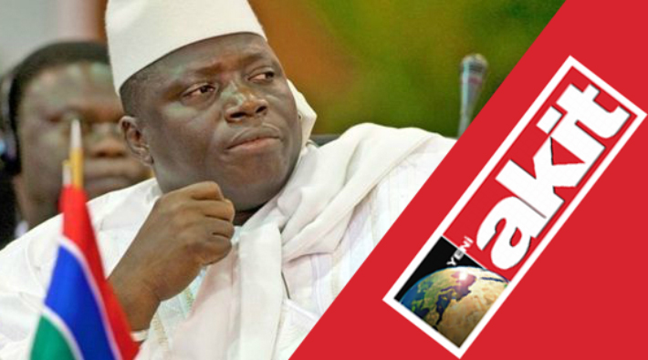 Akit, Gambiya diktatörüne sahip çıktı