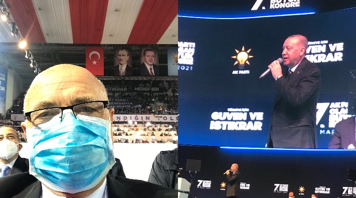 Büyük Kongre'ye katılan AKP'li İsmail Tamer'in koronavirüs testi pozitif çıktı