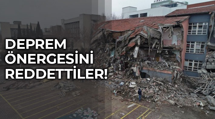 Deprem önergesi AKP'li ve MHP'li vekillerin oylarıyla reddedildi