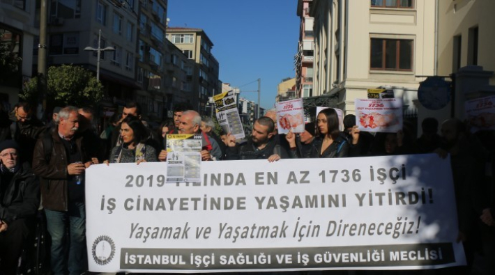 AKP Türkiyesi: 2019’da en az 1736 işçi hayatını kaybetti