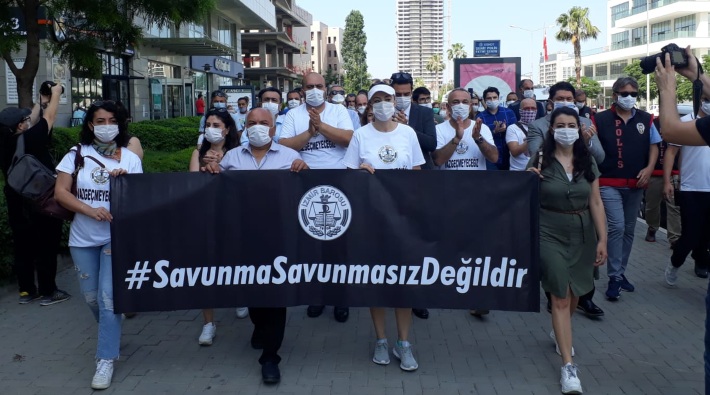 AKP'nin barolara müdahalesine karşı 80 baro başkanı 'Savunma Yürüyüşü'ne başladı
