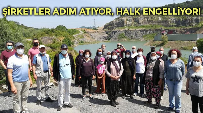 Zonguldak'ta çevre düşmanı cüruf tesisi projesi: Şirketin göl boşaltma girişimini yine halk engelledi!