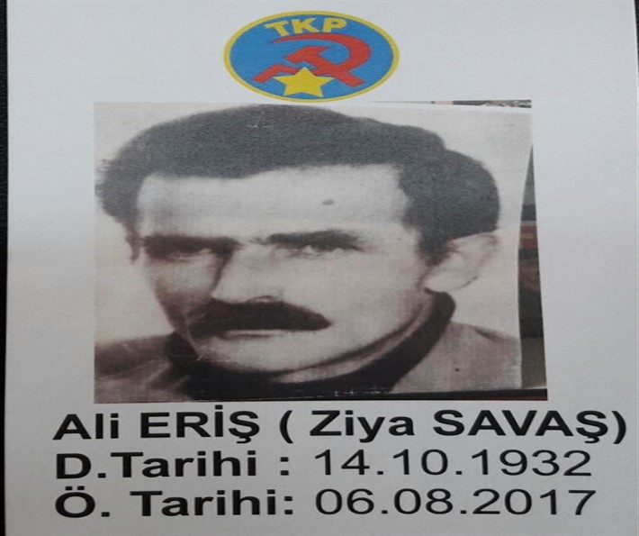 TKP emektarı Ali Eriş hayatını kaybetti