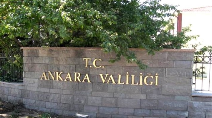 Ankara Valiliği'nden 1 aylık eylem yasağı