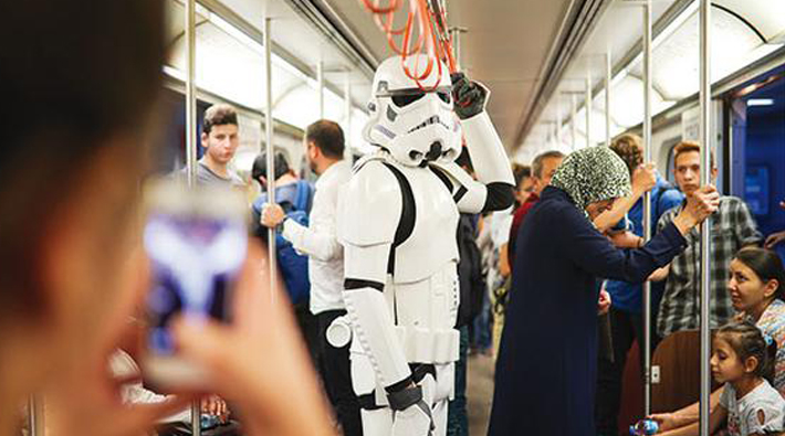 Gezi'deki Darth Vader'ın ardından Ankara'da bir Stormtrooper