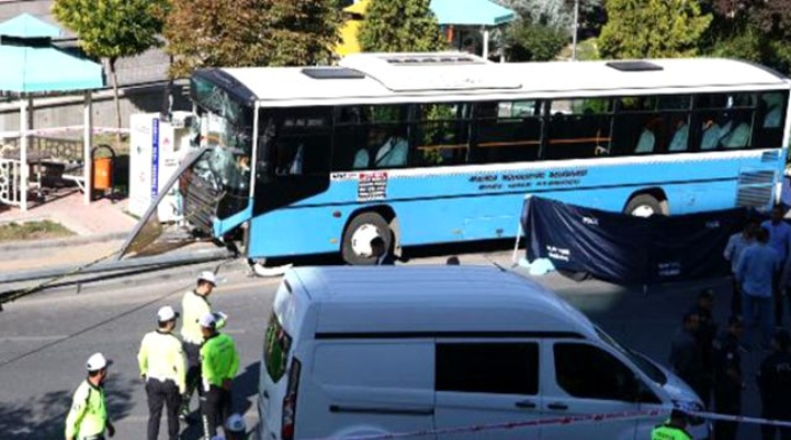 Ankara'da durağa dalan halk otobüsünün şoförü tutuklandı