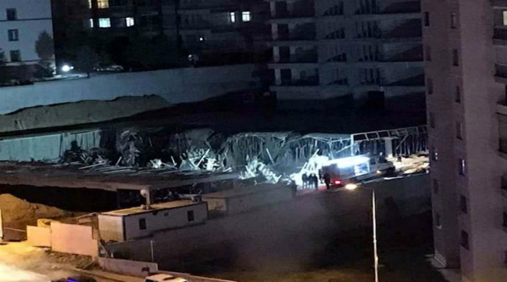 Ankara'da inşaatta göçük: 5 işçi yaralı