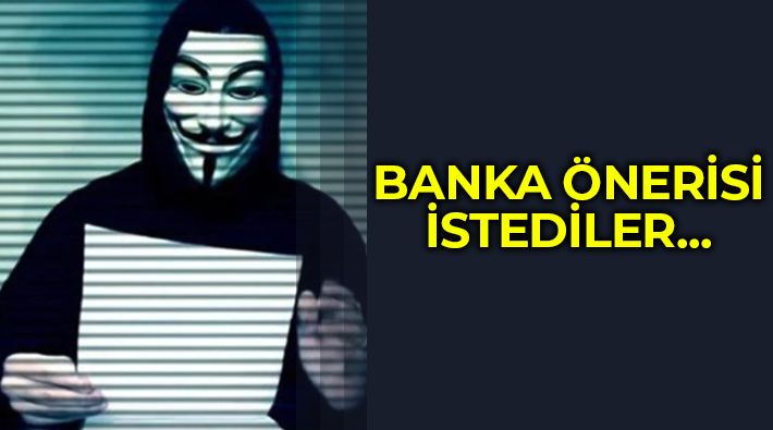 Anonymous’tan Erdoğan imalı yeni mesaj: 'Reis, paraları aklamak için hangi bankayı önerirsin?'