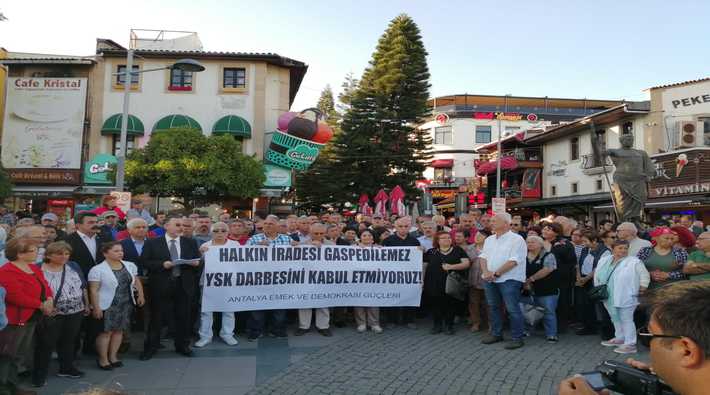 İstanbul seçiminin yenilenme kararına Antalya’dan tepki: ‘YSK, iktidar çarkının bir aparatıdır!’