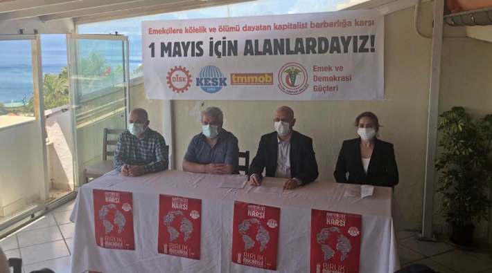 Antalya emek örgütlerinden 1 Mayıs çağrısı: 'Umut birliğimizde, mücadelemizde, dayanışmamızda' 
