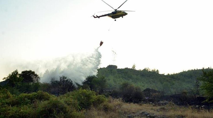 Antalya'da orman yangını: 10 dönümlük alan zarar gördü