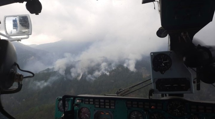 Manavgat'ta çıkan orman yangını kontrol altına alındı: 4 hektar alan zarar gördü