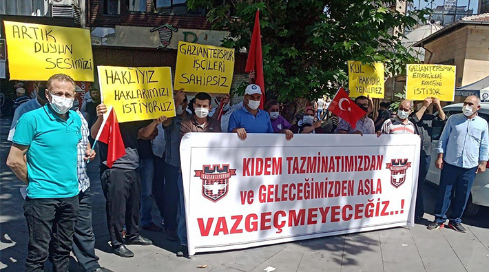 Gaziantepspor işçileri tazminatlarını istiyor: ‘Vazgeçmeyeceğiz’