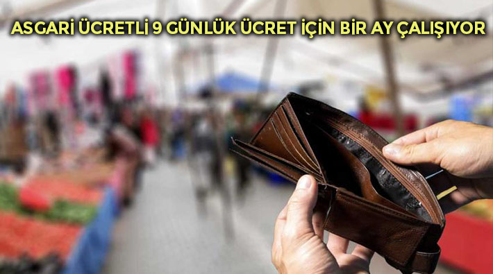 BİSAM: Açlık sınırı 2 bin 822, yoksulluk sınırı ise 9 bin 762 lira