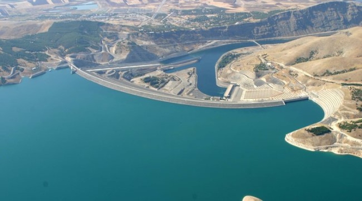 Atatürk Barajı'nda doluluk son 7 yılın en yüksek seviyesine ulaştı