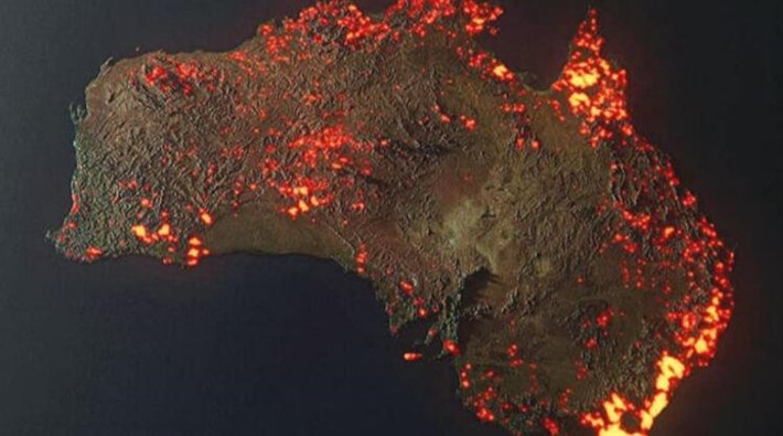 Avustralya’daki yangınlardan nüfusun yüzde 75'i etkilendi
