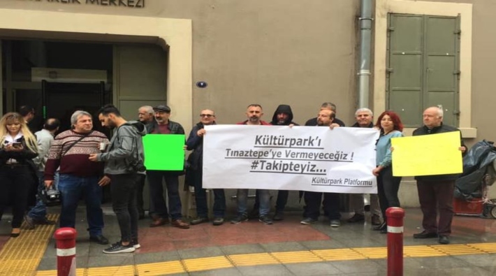 Kültürpark Platformu'ndan Aziz Kocaoğlu'na protesto