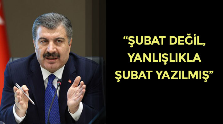 Bakan Koca: Tarih yanlış yazılmış, Mersin'de ilk vaka mart ayında tespit edildi